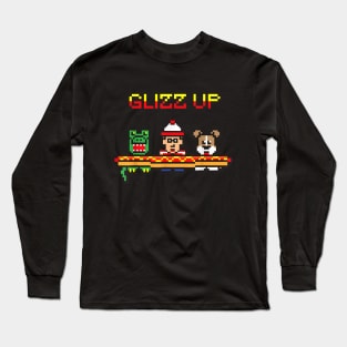 Glizz Up Funny Hot Dog Cute Vintage Long Sleeve T-Shirt